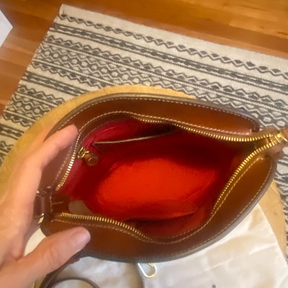 Women's Brown Leather Bag - Picture 3 of 8